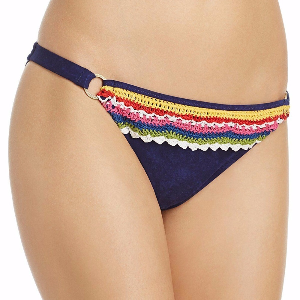 Nanette Lepore Crochet Accent Bikini Bottom